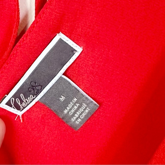 Chelsea28 Red Sleeveless Dress with Crisscross Strappy Back - Size: Medium - Picture 2 of 7